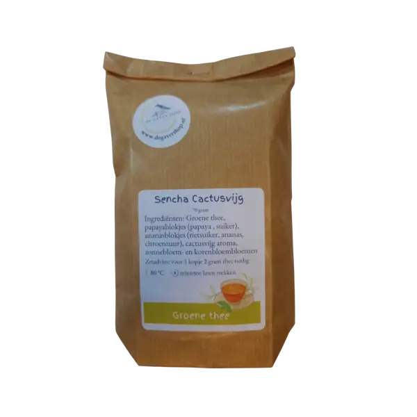 Sencha Cactusvijg 70 gr Sencha Cactusvijg groene thee