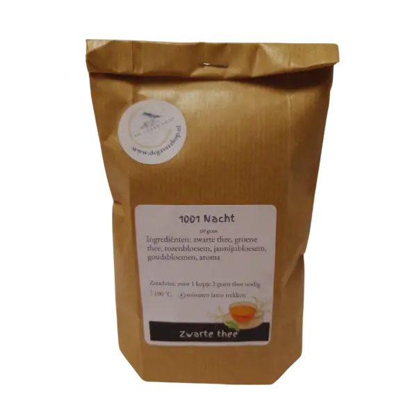 1001 nacht zwart en groene thee