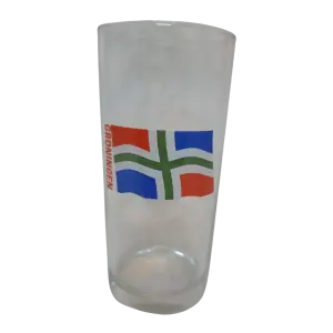 Bierglas met Groningse vlag