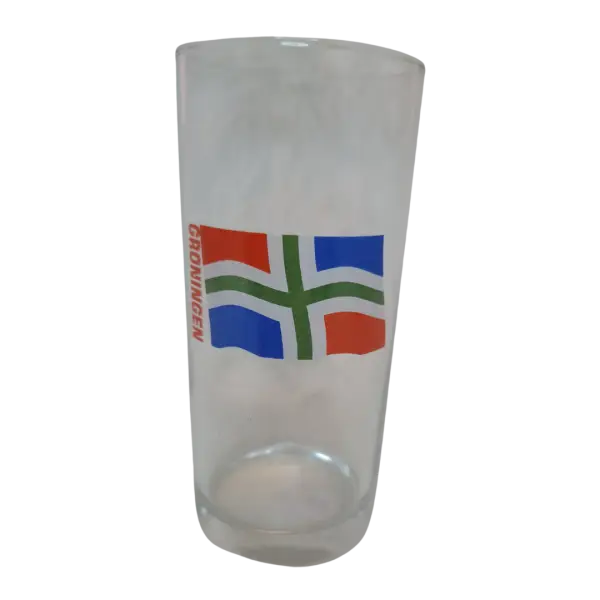 Bierglas met Groningse vlag