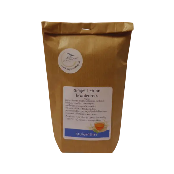 Ginger-Lemon kruidenmix, kruidenthee