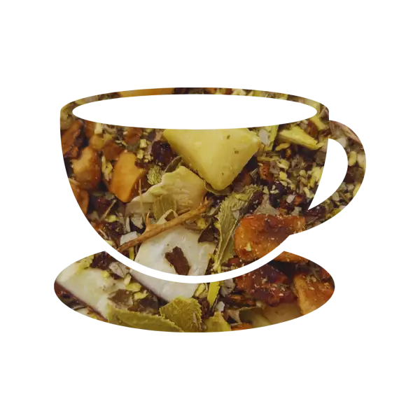 Kokos-Meloen, vruchtenthee, 70 gram