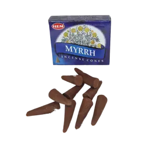 Myrrh wierookkegeltjes