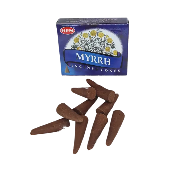 Myrrh wierookkegeltjes