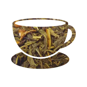 Oma's appeltaart zwarte en groene thee