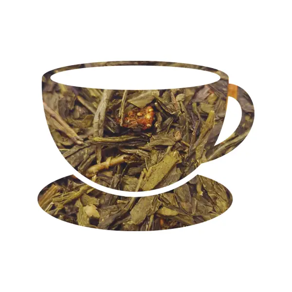 Sencha Aardbei-Lychee groene thee