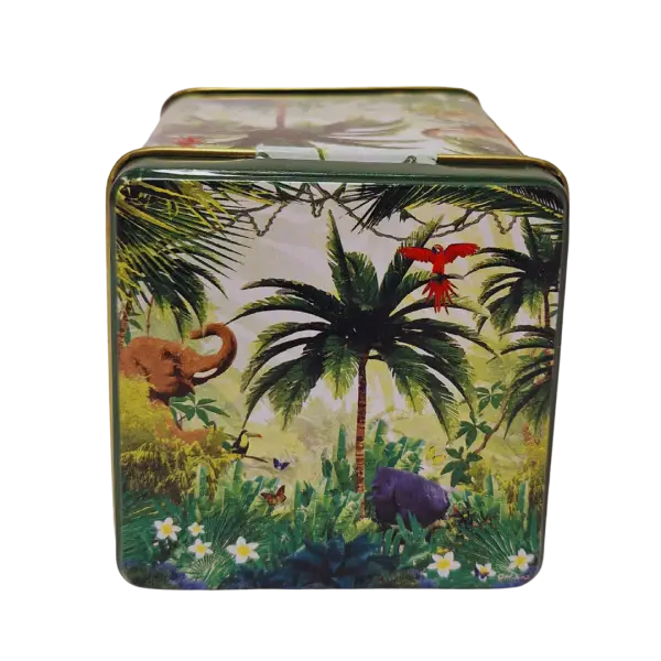 theeblik Jungle met olifant en andere jungle beesten