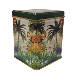 theeblik Jungle met olifant en andere jungle beesten