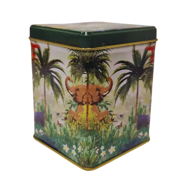 theeblik Jungle met olifant en andere jungle beesten