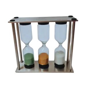 Zandlopersetje voor de trektijden thee