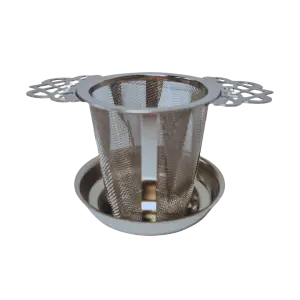 Theezeef RVS met tip 1