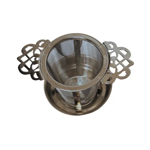 Theezeef RVS met tip