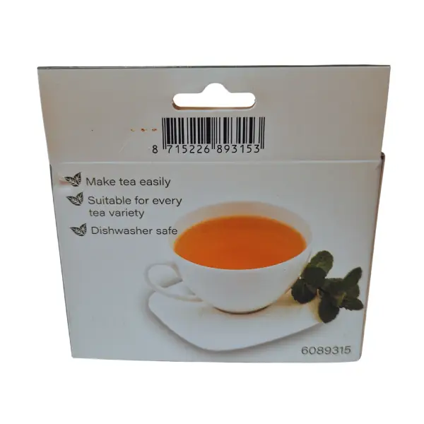 Theezeef RVS met tip