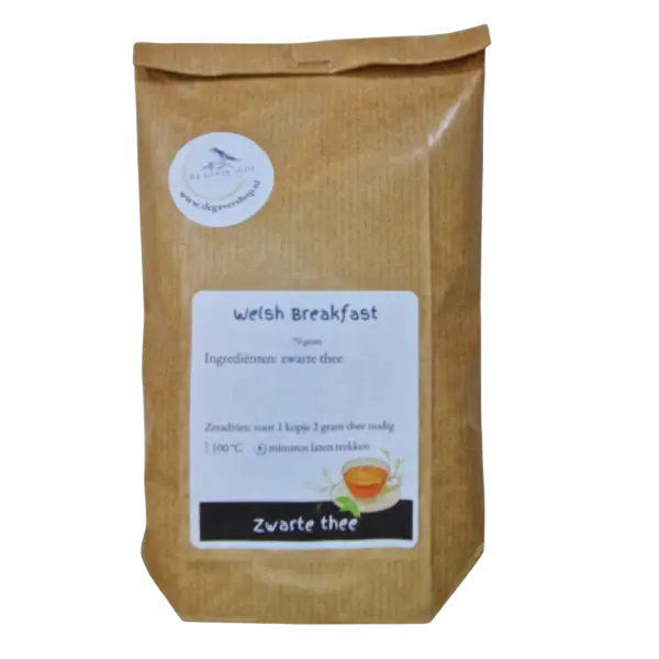 Welsh Breakfast zakje 70 gr welsh breakfast zwarte thee
