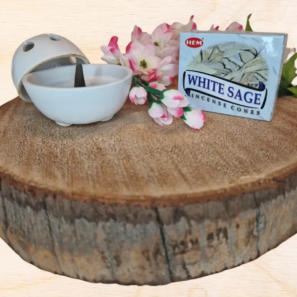 Witte Salie wierookkegeltjes