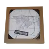 Onderzetters met plattegrond Appingedam