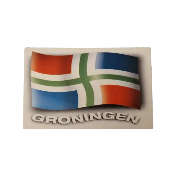 Groningse magneten: Groningse vlag voorkant