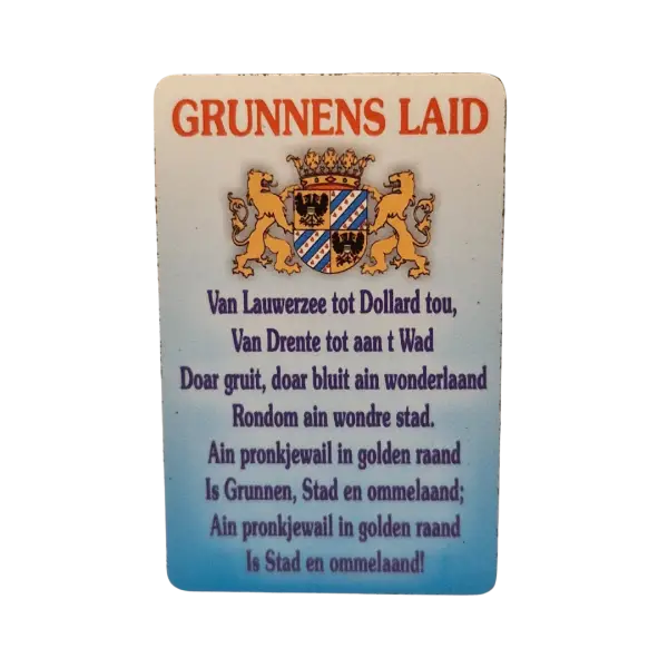 Groningse magneten: Grunnens Laid voorkant