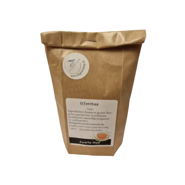 Elfenthee BIO, zwarte en groene thee 70 gr