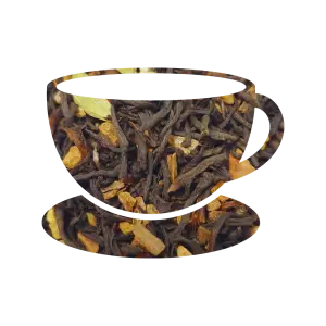 Heksenthee BIO, zwarte thee, theekopje