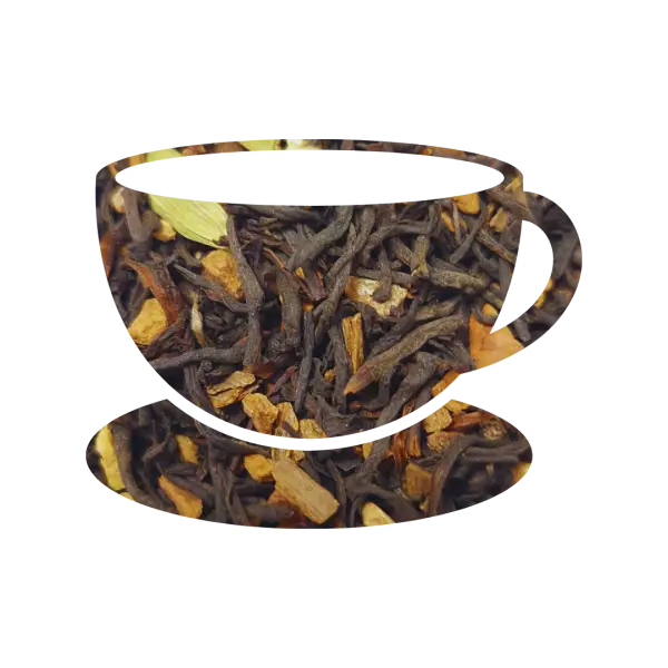 Heksenthee BIO, zwarte thee, theekopje