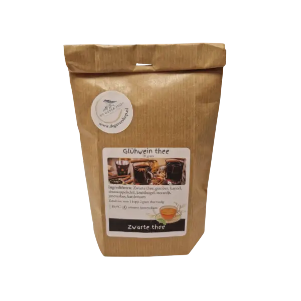 Glühwein thee, zwarte thee