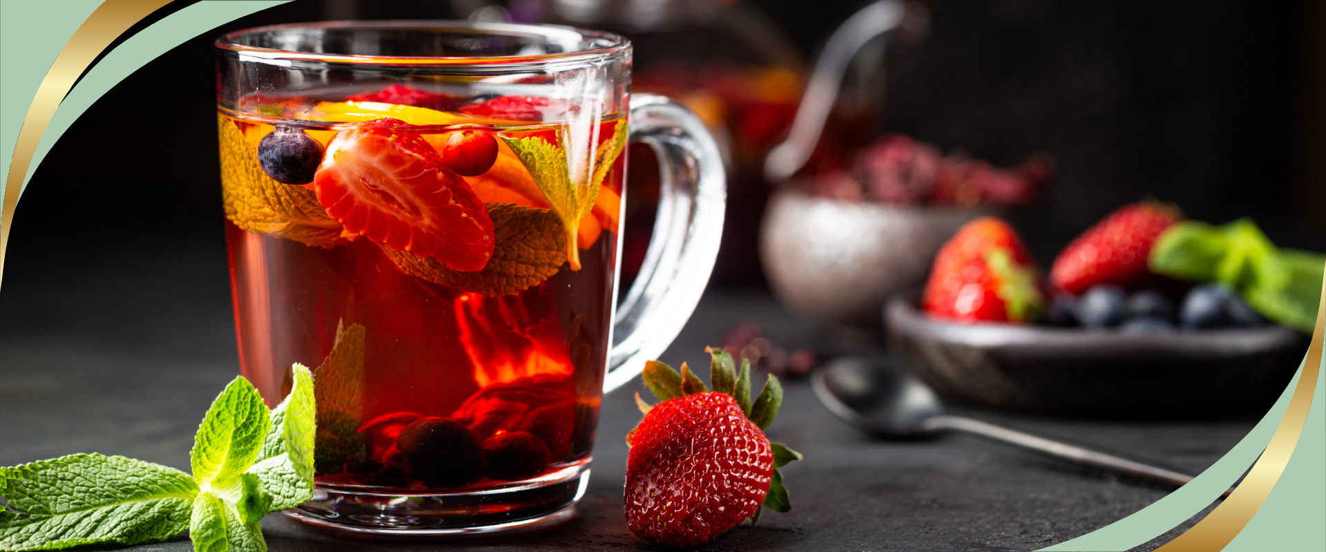 Vruchtenthee – fruitig, kleurrijk en cafeïnevrij