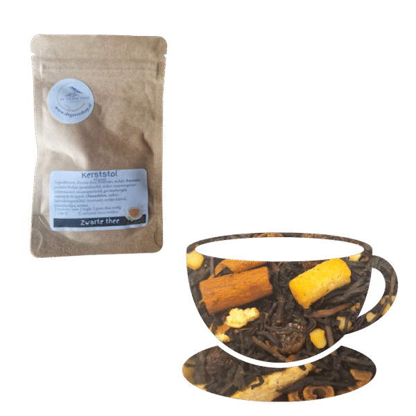 Kerststol 10 gram zwarte thee
