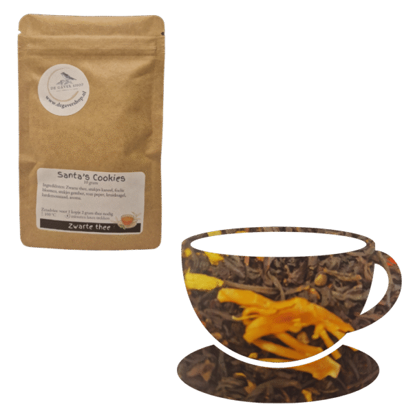 Santa's cookies 10 gram zwarte thee
