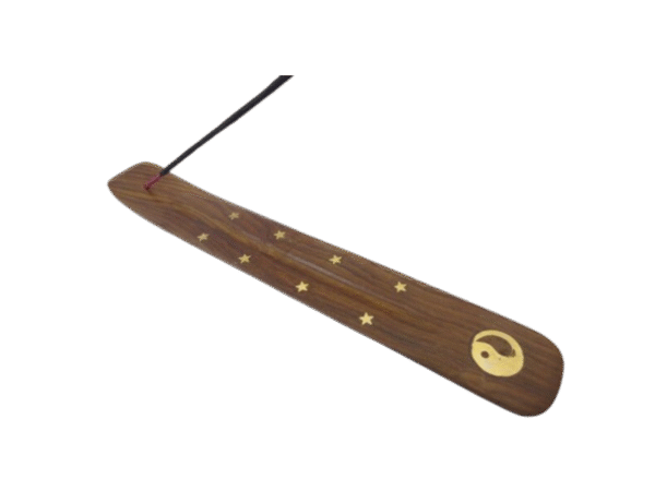 Houten wierookplankje Yin Yang Houten wierookplankje Yin Yang